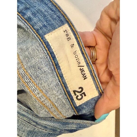 Rag & Bone Boyfriend Moss Relaxed Fit Jeans Women’s Size 25 - Picture 5 of 12